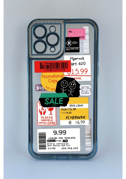 iPhone 12 Pro Barkod Tasarımlı Telefon Kılıfı