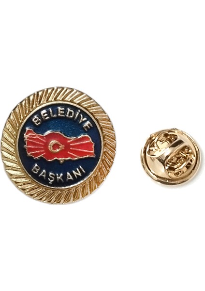 Belediye Başkanı Yaka Rozeti 1 Adet modelleri