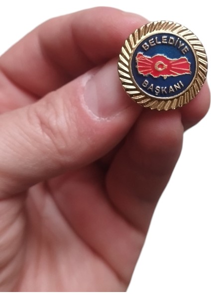 Belediye Başkanı Yaka Rozeti 1 Adet indirimleri
