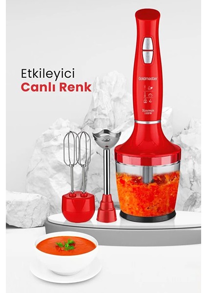 Gm-7240K 1000 Watt Yasemin Blender Seti