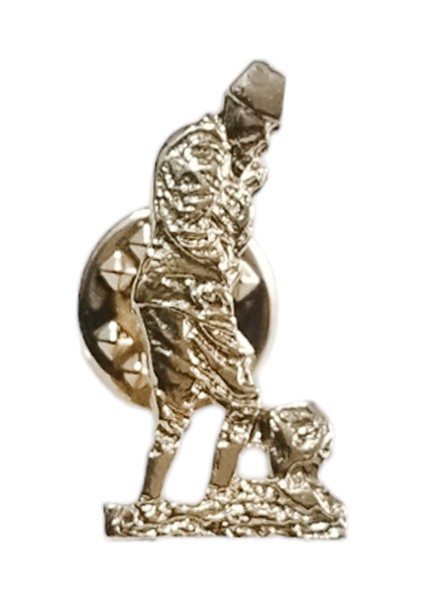 Atatürk Kocatepe Görselli Gold Renk Metal Yaka Rozeti 1 Adet