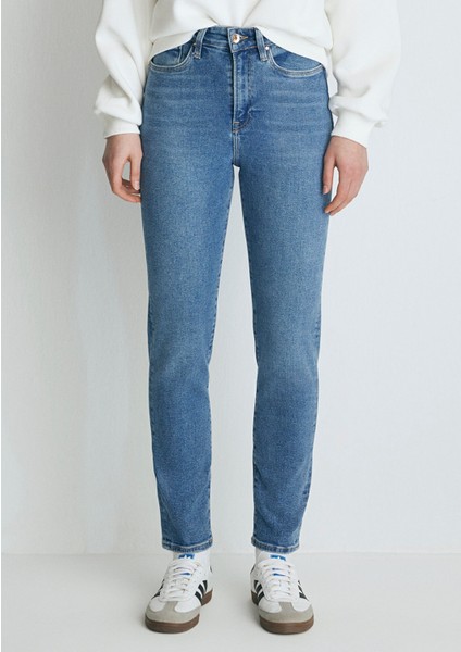 Star Gold Shape Indigo Mavisi Jean Pantolon 101077-86789 modelleri