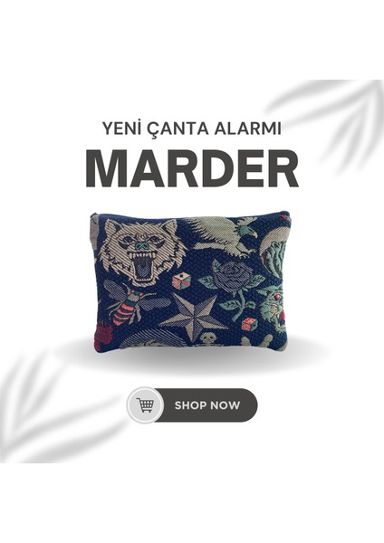 Akcs Black Marder Pofuduk Kadın El Çantası,