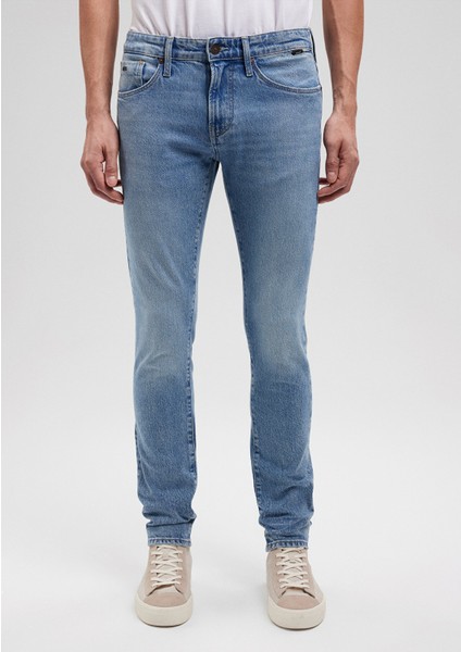 James Classic Denim Puslu Açık Mavi Jean Pantolon