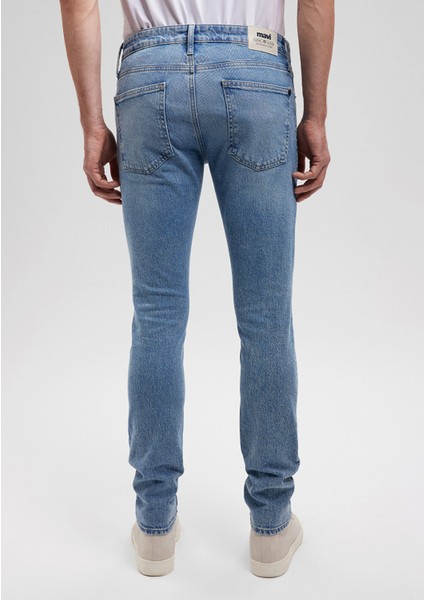 James Classic Denim Puslu Açık Mavi Jean Pantolon