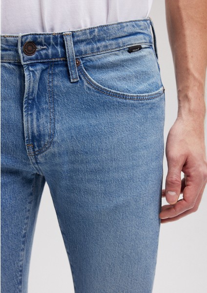 James Classic Denim Puslu Açık Mavi Jean Pantolon