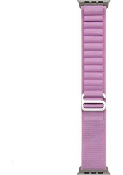Apple Watch 42 mm / 44MM / 45MM/ 49 mm (Seriler /se/ultra ile Uyumlu) Alpine Bant Kordon Lila fiyatları