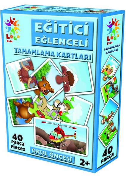 Laço Eğitici Eğlenceli Tamamlama Kartları