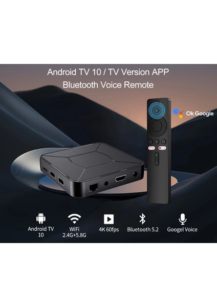 Android TV Box 3. Nesil - Media Player Android And Google TV Box - Çanaksız TV Izleme - Akıllı TV Kutusu