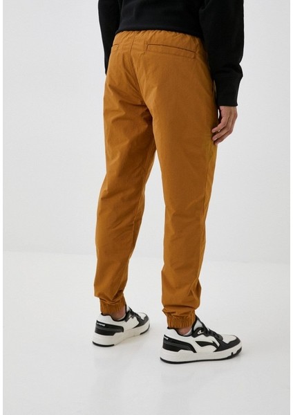 Dwr Nylon Jogger Erkek Sarı Pantolon