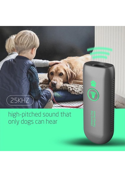 Max Ultrasonik Şarjlı Taşınabilir Kedi Köpek Kovucu Uzaklaştırıcı Köpek Eğitim Aleti Şarj Edilebilir