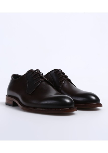 Kahve Erkek Deri Klasik Ayakkabı Nebuz fiyatları