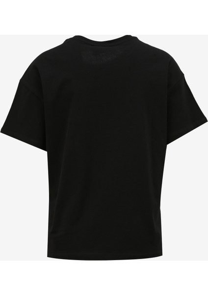 Bisiklet Yaka Baskılı Siyah Kadın T-Shirt F4SL-TST0360 fiyatları