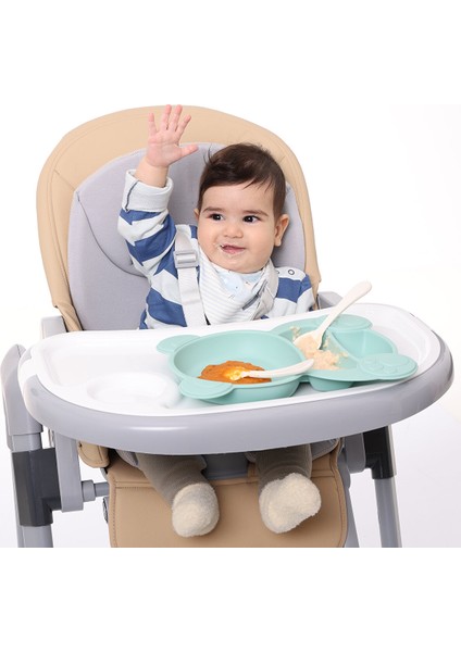 Baby Plus Panda Tabak Seti - Yeşil