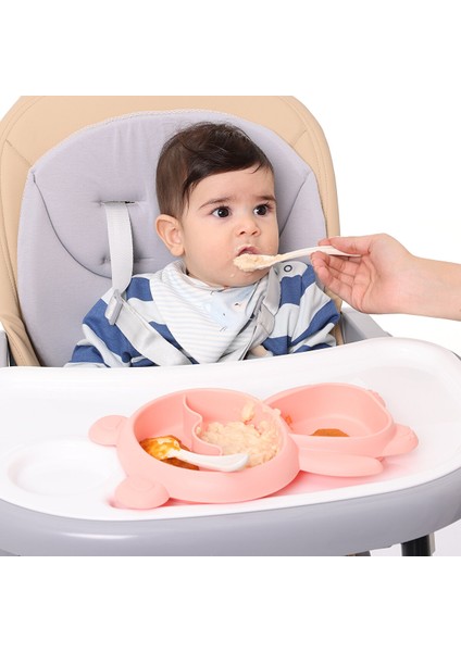 Baby Plus Ayı Tabak Seti - Pembe