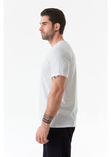 Basic Bisiklet Yaka Tişört