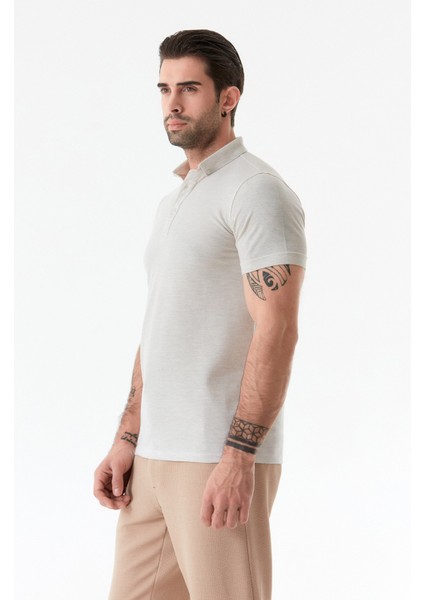 Basic Polo Yaka Slim Fit Tişört