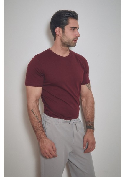 Basic Bisiklet Yaka Tişört