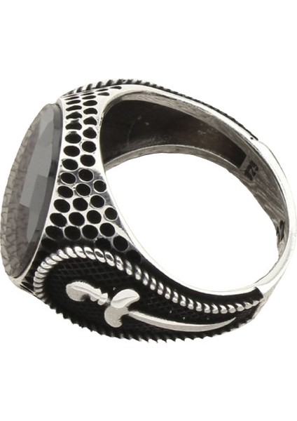 Erkek Yüzük Gümüş 925 Ayar Zirkon Taşlı fiyatları