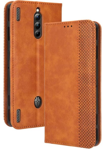 Zte Nubia Kırmızı Sihirli 8 Pro/pro Artı Manyetik Kapatma Cüzdan Pu (Yurt Dışından)