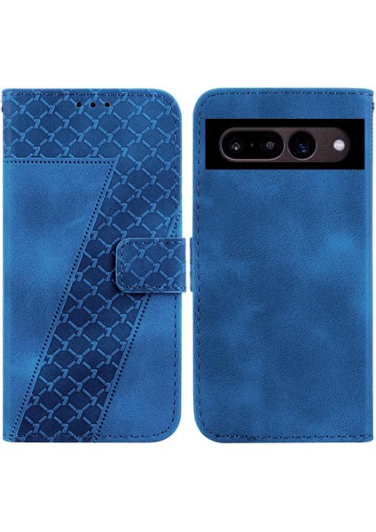 Google Piksel 7 Pro Için Telefon Kılıfı Pu Deri Kabartmalı Desen Flip Folio (Yurt Dışından) fiyatları