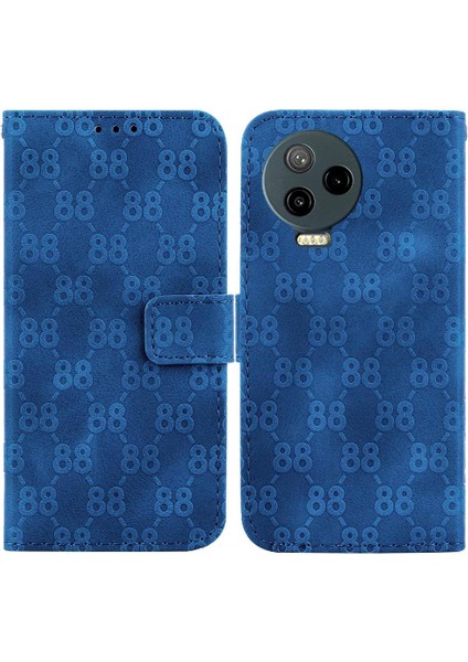 Infinix Not 12 Pro 4g Için Telefon Kılıfı Cüzdan Kapak Pu Deri Çift 8 (Yurt Dışından)
