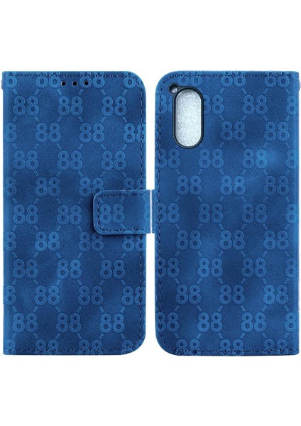Sony Xperia 5 V Için Telefon Kılıfı Cüzdan Kapak Pu Deri Kart Tutucu Çift (Yurt Dışından)