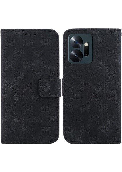 Infinix Sıfır 20 Çift 8 Kabartmalı Kickstand Kart Tutucu Pu Için Telefon Kılıfı (Yurt Dışından)