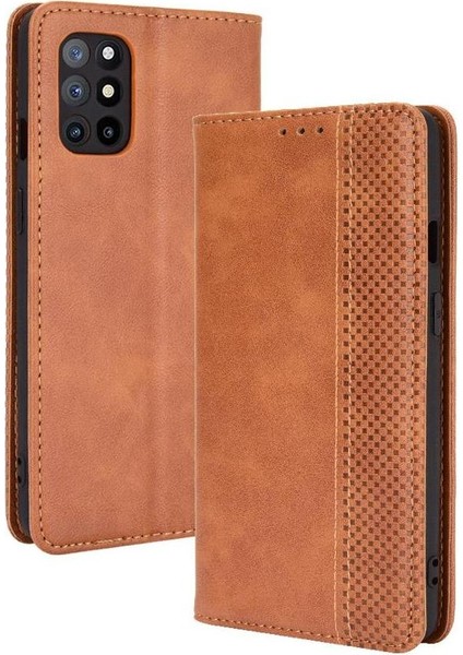 Oneplus 8t 5g Manyetik Kapatma Pu Deri Cüzdan Için Kılıf (Yurt Dışından)