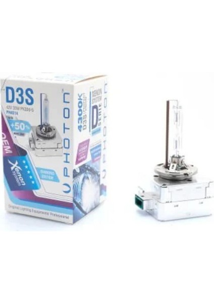 D3S 4300K +%50 Fazla Isık