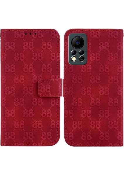 Infinix Sıcak 11S Nfc Kart Tutucu Cüzdan Kapak Için Telefon Kılıfı Çift 8 Pu (Yurt Dışından)