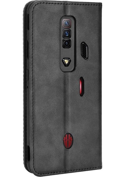 Zte Nubia Kırmızı Sihirli 7 Pu Deri Manyetik Kapatma Cüzdan (Yurt Dışından)