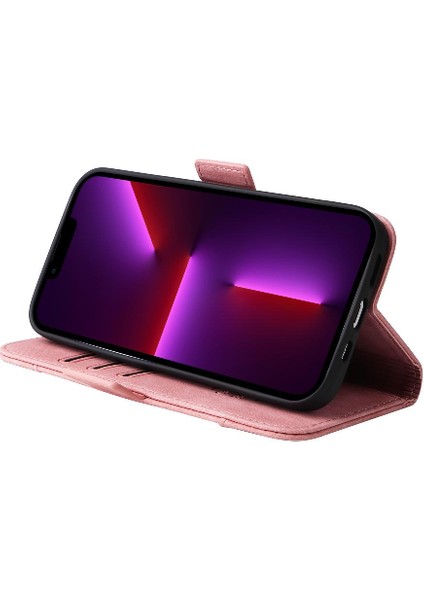Iphone 13 Için Kılıf Pro Max Tpu Deri Manyetik Kart Yuvaları Cüzdan Flip (Yurt Dışından)