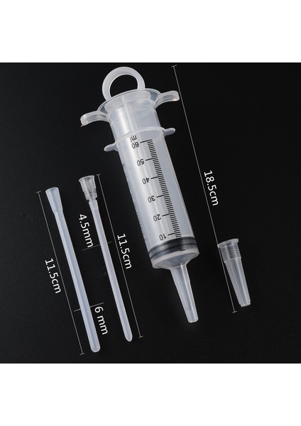 60ML Yavru Kuş Besleme Şırıngası Sıvı Ilaç Besleyici Itmeli Tüp Pet Kedi Köpek Besleme Ilaç Gıda Sınıfı Silikon Tüp Besleme (Yurt Dışından) fiyatları