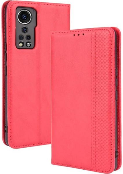 Zte Axon 30 5g Manyetik Kapatma Cüzdan Pu Deri Kılıf (Yurt Dışından)