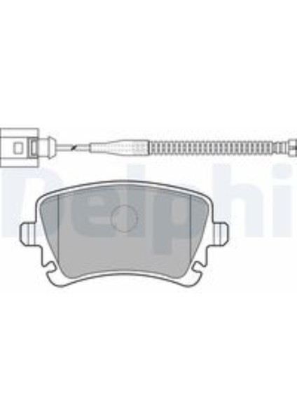 Fren Balatası Arka (116MM) A4 A6 A8 04-08