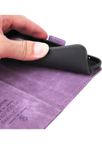 Iphone 12 Için Kılıf Pro Max Kart Yuvaları Cüzdan Kapak Çevirin Tpu Deri (Yurt Dışından)