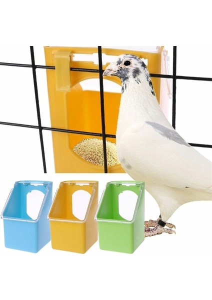 Mavi Stil Plastik Kuş Besleyici Anti Sıçrama Besleme Kase Kutusu Sıçrama Korumalı Kafes Papağan Güvercin Içecek Suyu Besleme Ekipmanları Kuşlar Malzemeleri (Yurt Dışından) fiyatları