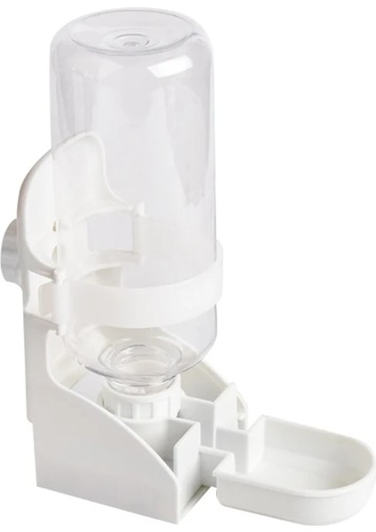 Beyaz Stil 15X8.3X20.5CM 500 ml Pet Papağanlar Kuşlar Tiryakisi Güvercin Tavşan Içme Suyu Besleyici Kase Kedi Köpek Kafesi Asılı Su Sebili Cihazı Evcil Hayvan Ürünü (Yurt Dışından)