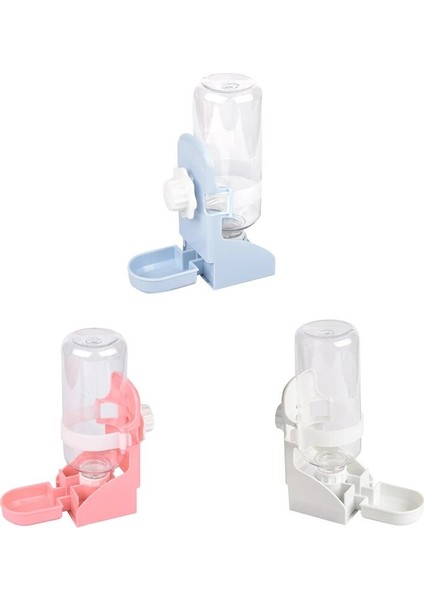 Beyaz Stil 15X8.3X20.5CM 500 ml Pet Papağanlar Kuşlar Tiryakisi Güvercin Tavşan Içme Suyu Besleyici Kase Kedi Köpek Kafesi Asılı Su Sebili Cihazı Evcil Hayvan Ürünü (Yurt Dışından) modelleri