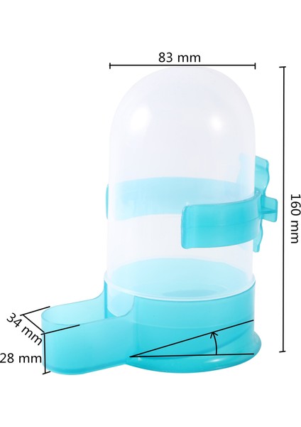 Gök Mavisi Tarzı Kuş Besleyici Otomatik Tiryakisi Kuş Maması Kabı Güvercin Papağan Içme Suyu Besleme Çift Kullanımlı Papağan Pet Supplie (Yurt Dışından) modelleri