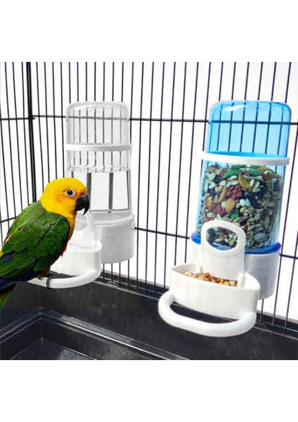 Beyaz Stil Otomatik Kuş Besleyici Kuş Su Tiryakisi Waterer Klipsli Pet Kuş Malzemeleri Hamster Papağan Dispenser Şişe Içme Bardağı Kaseler (Yurt Dışından) fiyatları
