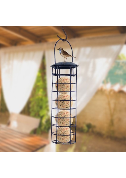 No.3 Tarzı Kuş Besleyici Metal Balkon Kuş Gıda Dağıtıcı Asılı Yabani Kuş Besleyici Kapalı Açık Bahçe Yard Dekor Için Asma Halkalı (Yurt Dışından)