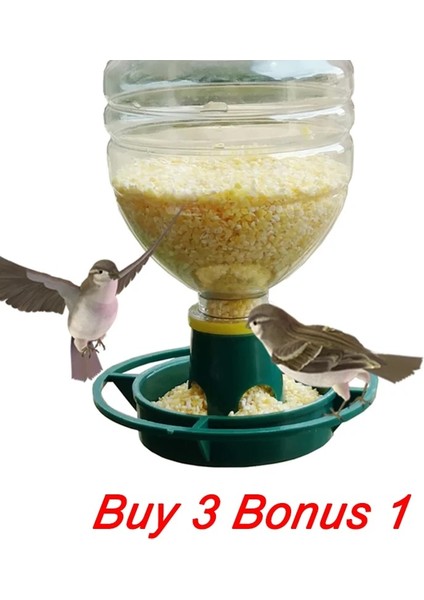 Stilb Siyah Stil 3 Adet Bonus 1 Açık Soda Kuş Besleyici Otomatik Asılı Plastik Besleme Kasesi Papağan Güvercin Pet Kapalı Besleme Malzemeleri Şişe Ağız Yerleştirme (Yurt Dışından) modelleri