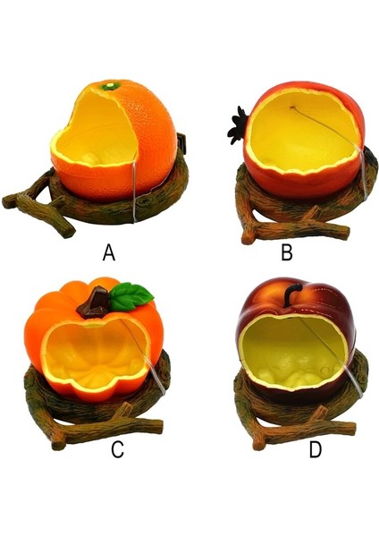 D Stili Pet Papağan Besleyici Komik Meyve Şekli Kuş Portakal Nar Gıda Su Besleme Kase Kasalar Kafesler Için Konteyner Besleyiciler (Yurt Dışından) fiyatları