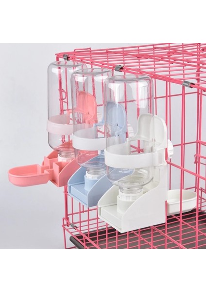 Pembe Tarzı 15X8.3X20.5CM 500 ml Pet Papağanlar Kuşlar Tiryakisi Güvercin Tavşan Içme Suyu Besleyici Kase Kedi Köpek Kafesi Asılı Su Sebili Cihazı Evcil Hayvan Ürünü (Yurt Dışından) fiyatları