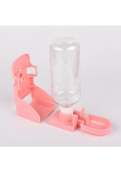 Pembe Tarzı 15X8.3X20.5CM 500 ml Pet Papağanlar Kuşlar Tiryakisi Güvercin Tavşan Içme Suyu Besleyici Kase Kedi Köpek Kafesi Asılı Su Sebili Cihazı Evcil Hayvan Ürünü (Yurt Dışından) indirimleri