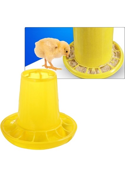 8-L Tarzı Tavuk Kümes Hayvanları V-Şekilli Giriş Yem Kovası Dış Mekan Pratik Kuş Besleyici Suluk Plastik Tohum ve Dağıtıcı N Dropship (Yurt Dışından) modelleri