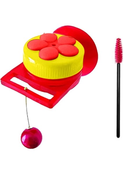 Kırmızı Stil 6X5X4CM Bahçe Yard Pencere Süsleme Için Vantuz Fırça ile Plastik Kuş Tohum Gıda Konteyner Tepsi El Sinek Kuşu Besleyici (Yurt Dışından) fırsatları