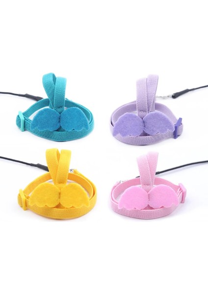 No.1 Tarzı S Beden 1 Parça Papağan Kuş Koşum Tasma Seti Ayarlanabilir Papağanlar Açık Uçan Halat Anti-Bite Eğitim Koşum Papağan Küçük Kuş (Yurt Dışından)